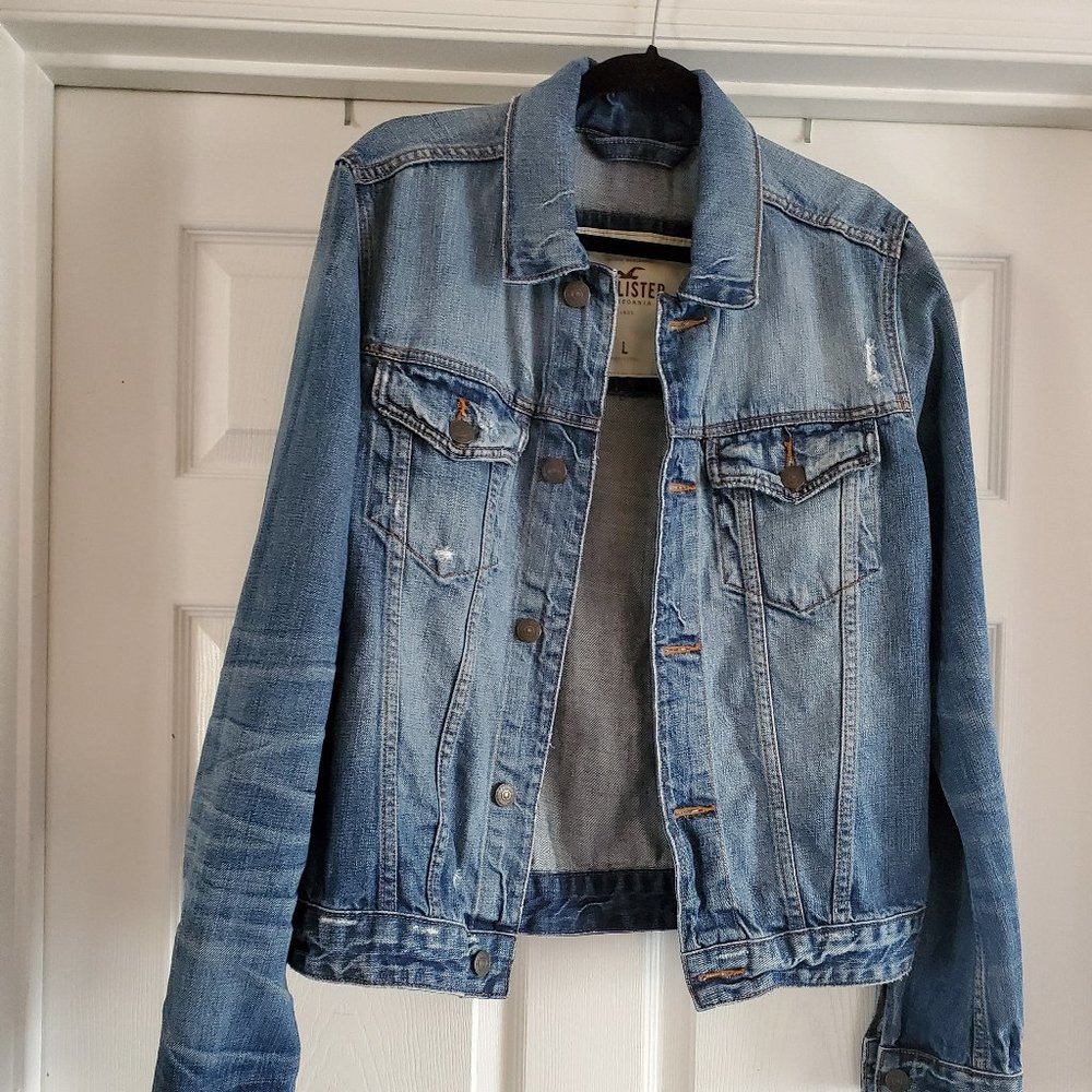 holister distressed denim jacket - Picture 1 of 12